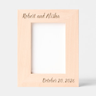 Personalized Wedding Gift for Couples Wedding Pi Etched Frames