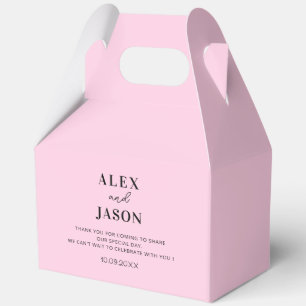 Personalized Wedding Gifts Modern Wedding Welcome Favor Box