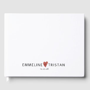 Personalized Wedding  Guest Book
