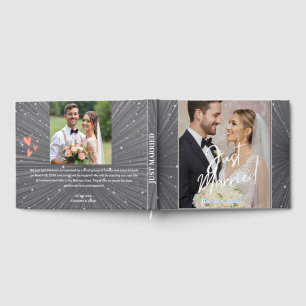 Personalized Wedding Guest Book with Couple Photo