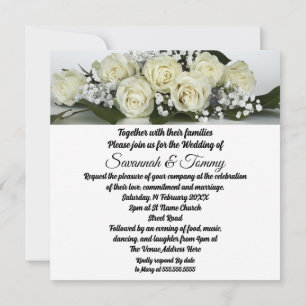 Personalized wedding invitation
