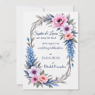 Personalized wedding invitation