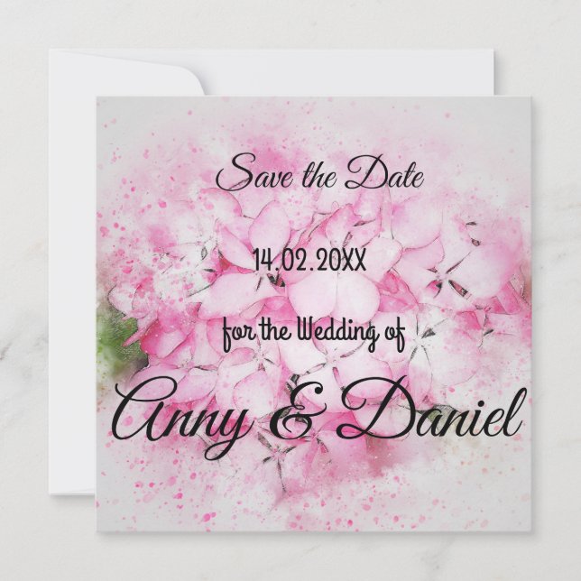 Personalized wedding invitation (Front)