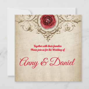 Personalized wedding invitation