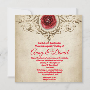 Personalized wedding invitation