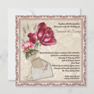 Personalized wedding invitation