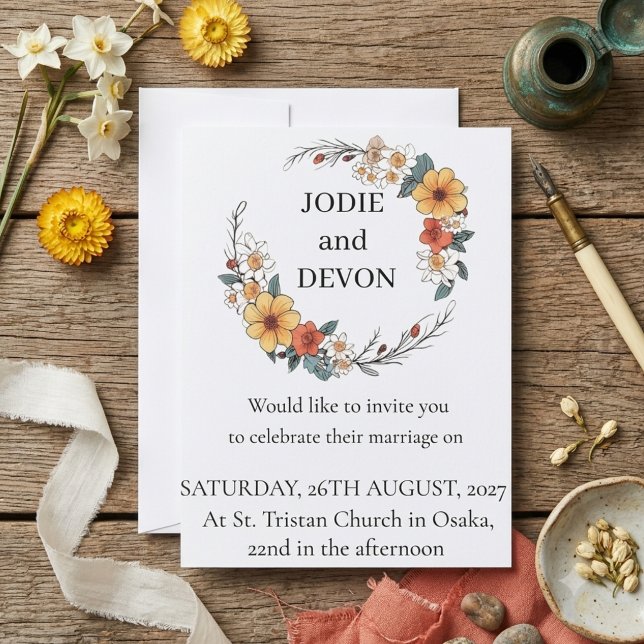 Personalized Wedding Invitation Card (Creator Uploaded)