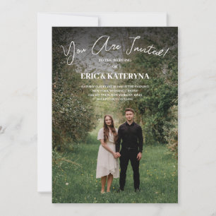 Personalized Wedding Invitation with Photo