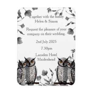 Personalized Wedding  Magnet