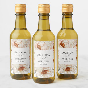 Personalized Wedding  Mini Wine Bottle Label