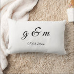 Personalized Wedding Name Throw Pillow – gift<br><div class="desc">Celebrate love with a beautiful personalized wedding throw pillow 💍

This custom name pillow is the perfect keepsake for newlyweds,  anniversaries,  or engagement gifts. Add the couple’s names and wedding date to create a meaningful home décor piece they will treasure forever.</div>