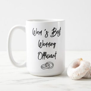 Personalized Wedding Officiant Gift From Couple Coffee Mug