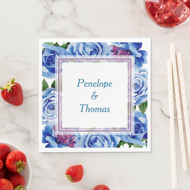 Personalized wedding or shower napkins bulk (Insitu)