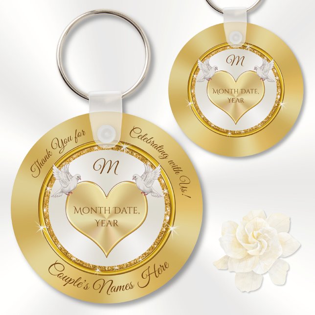 Personalized Wedding Party Favors in BULK or Buy 1 Keychain (Creator Uploaded)