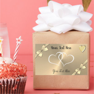 Personalized Wedding Party Favour Sticker Labels 