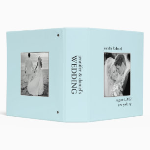 Personalized Wedding Photo Album Binders