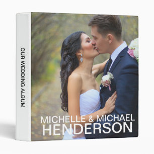 Personalized Wedding Photo Binder Album