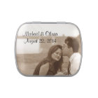 Personalized Wedding Photo Candy Favours Tin