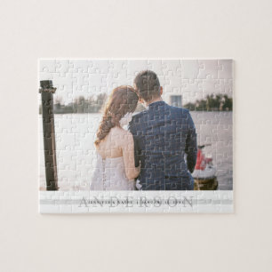 Personalized Wedding Photo Jigsaw Puzzle
