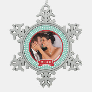 Personalized Wedding Photo Keepsake Ornament