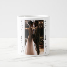 Personalized Wedding Photo Mug for Couples