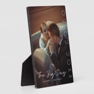 Personalized Wedding Photo Plaque   The Big Day