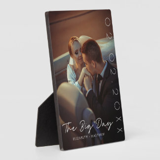 Personalized Wedding Photo Plaque | The Big Day