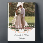 Personalized wedding Photo save name and date Plaque<br><div class="desc">Looking for a unique gift idea, these personalized car air fresheners/Christmas ornament will make an amazing gift. Personalized with your photos. These durable felt products are printable from both sides. The perfect gift for any occasion, Mother's Day, Father's Day, birthday, teachers, wedding gift or any occasion. *** if you encounter...</div>