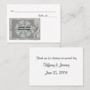 Personalized Wedding Photo Table Place Cards #3