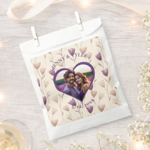Personalized Wedding Photo Template Favour Bag