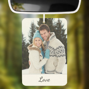 Personalized Wedding Photo With Initials  Air Freshener