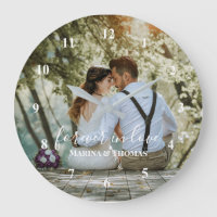 Personalized Wedding Photo With Modern Calligraphy