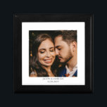 Personalized Wedding Photo Wood Keepsake Box<br><div class="desc">A personalized wedding photo wood lacquered keepsake box. Replace this photo with your own favourite wedding photo.</div>