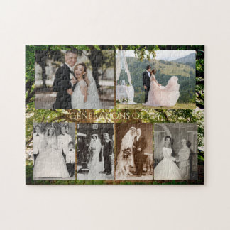 Personalized Wedding Photos Generations of Joy Jigsaw Puzzle