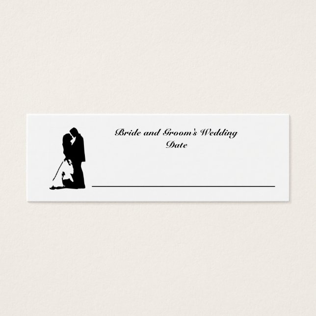Personalized Wedding Place Card (Front)