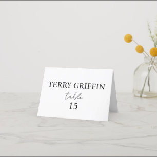 Personalized wedding place cards Table name cards
