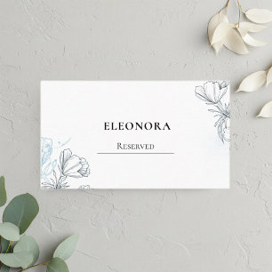 Personalized wedding placeholders place card