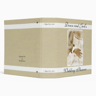 Personalized Wedding Planner Binder