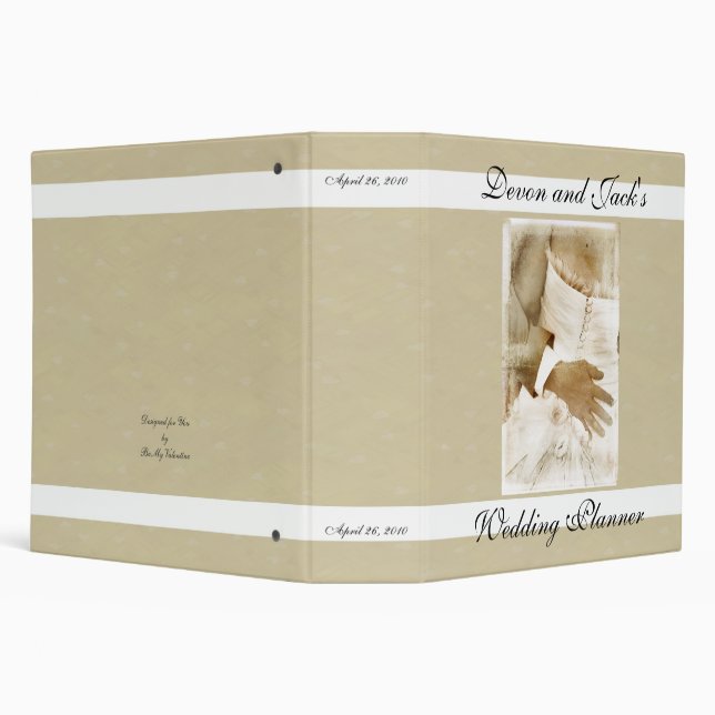 Personalized Wedding Planner Binder (Background)