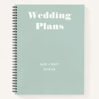 Personalized Wedding Planner Notebook