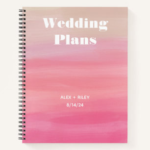 Personalized Wedding Planner Notebook
