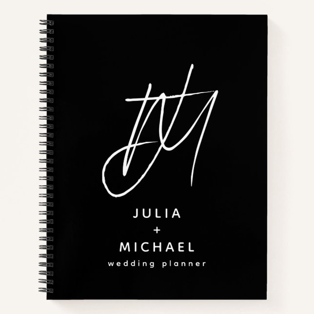 Personalized Wedding Planner Notebook Checklist (Front)
