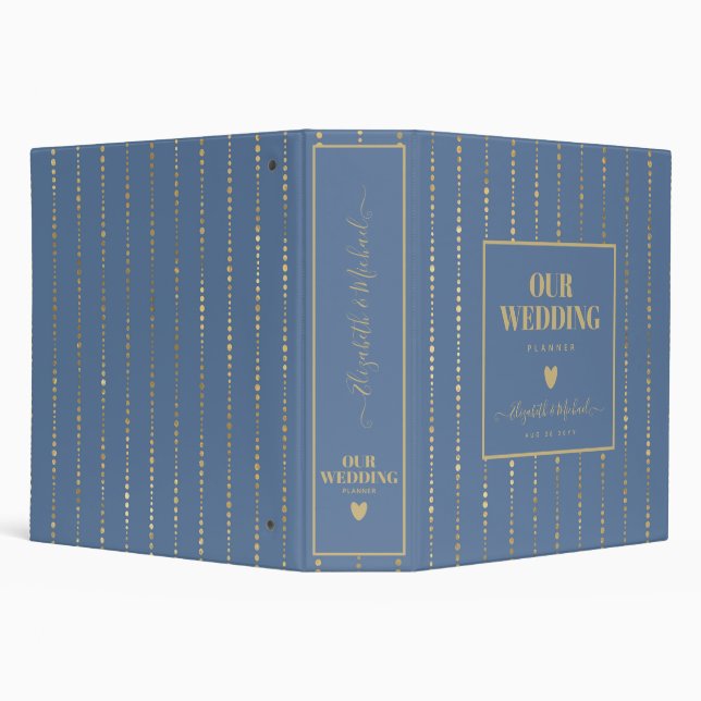 Personalized Wedding Planning Photo Keepsake Binder (Background)