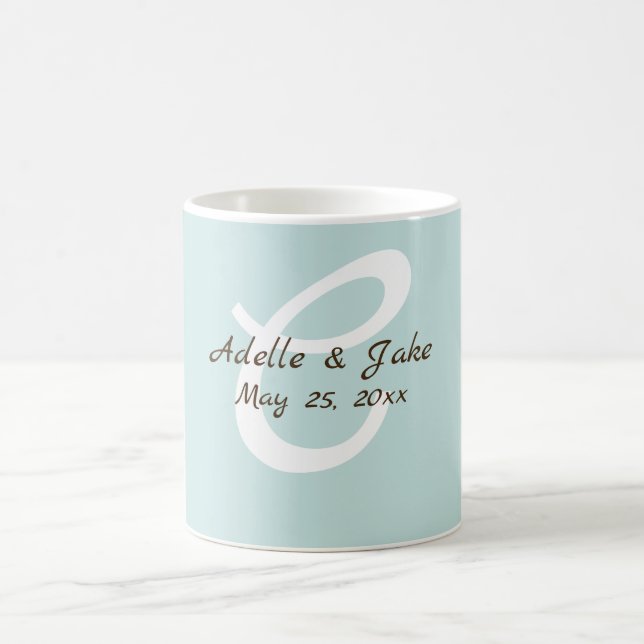Personalized wedding present Mug (Center)