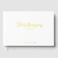 Personalized Wedding Reception Elegant Script Gold
