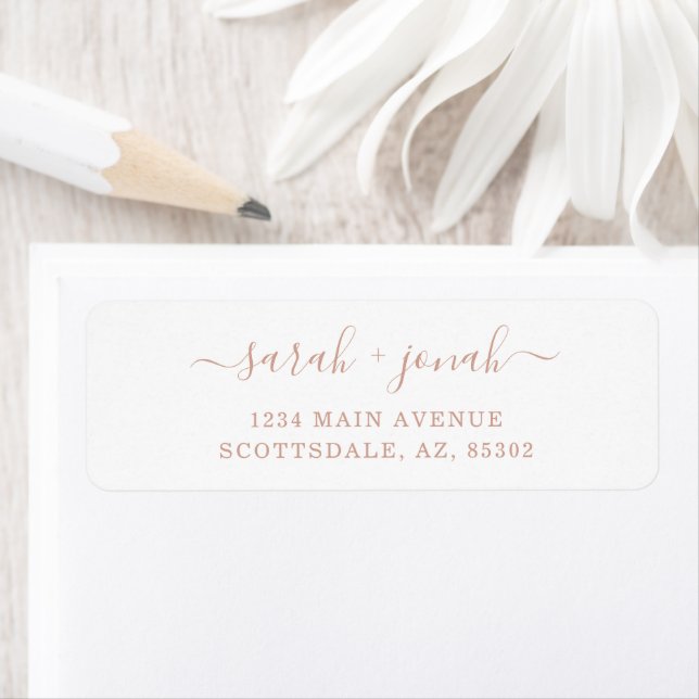 Personalized Wedding Return Address Labels (Insitu)