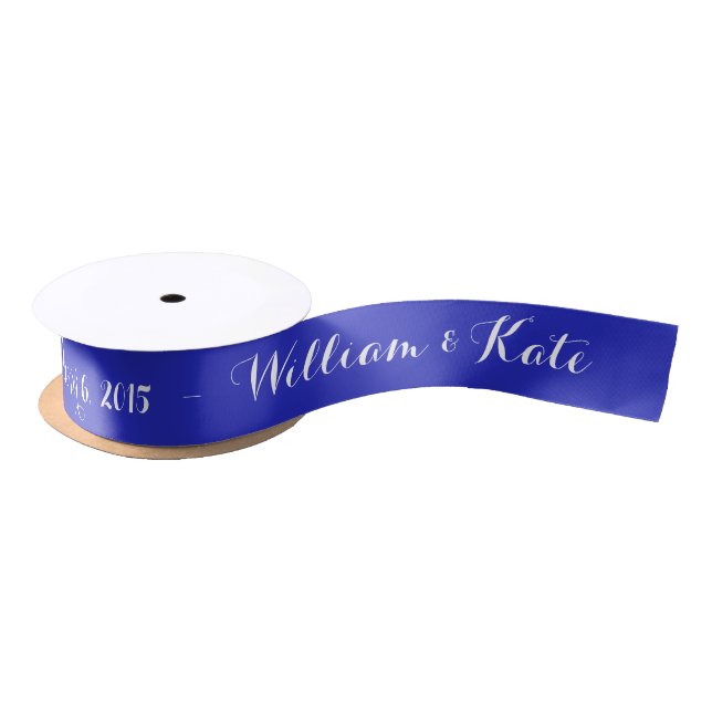 Personalized wedding ribbon choose colour ribbon satin ribbon (Spool)