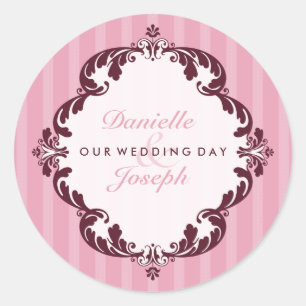 PERSONALIZED WEDDING SEAL :: flourish deluxe 2