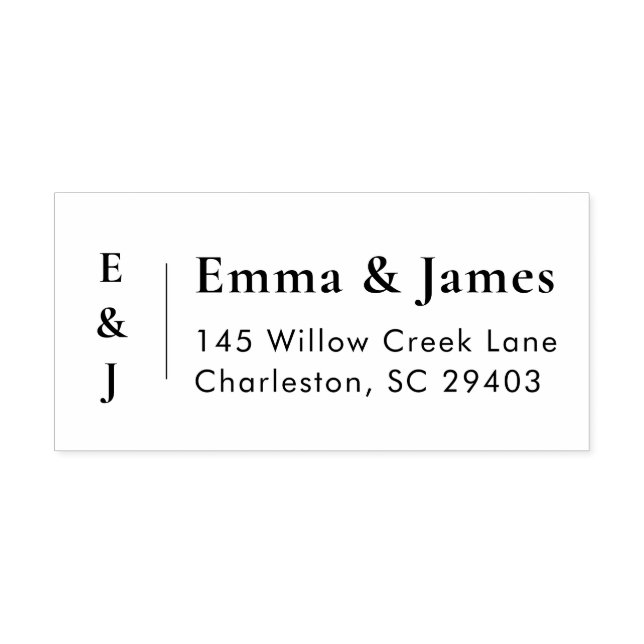 Personalized Wedding Self-inking Stamp (Design)
