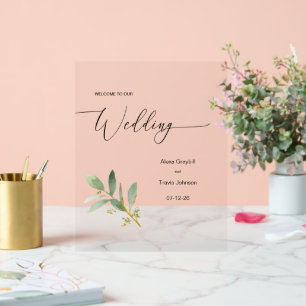 Personalized Wedding sign